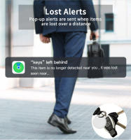 Rastreador Inteligente GPS Bluetooth Dispositivo Antipérdida Para Llaves Equipaje Cartera Compatible Con Apple Find My iOS - details 9