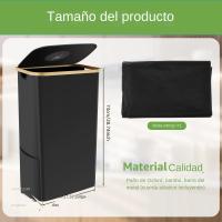 Bandeja De Reciclaje Grande 105L Para Cocina Hecha De Tela De Oxford Plegable Y Metal Ecológica Portátil Para Colección De Botellas - details 0