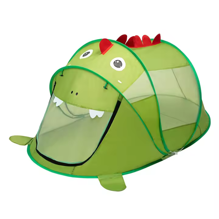 DAM. Tienda de campaña infantil Dinosaurio. 182x96cm. Juego al aire libre, plegable. Pop-up. 182x96x86cm. - 1