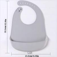 Babero Para Bebé De Silicona Alimentaria Fácil De Limpiar Y Antideslizante Bibs Impermeables Para Niños Y Niñas De 4 a 6 Años - details 14