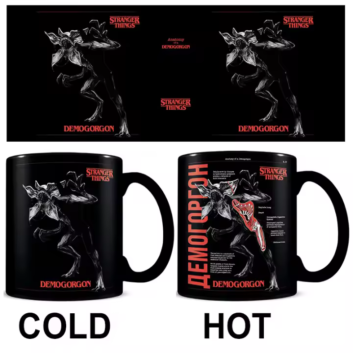STRANGER THINGS T4 - TAZA TERMOSENSIBLE ANATOMY OF A DEMOGORGON - 1