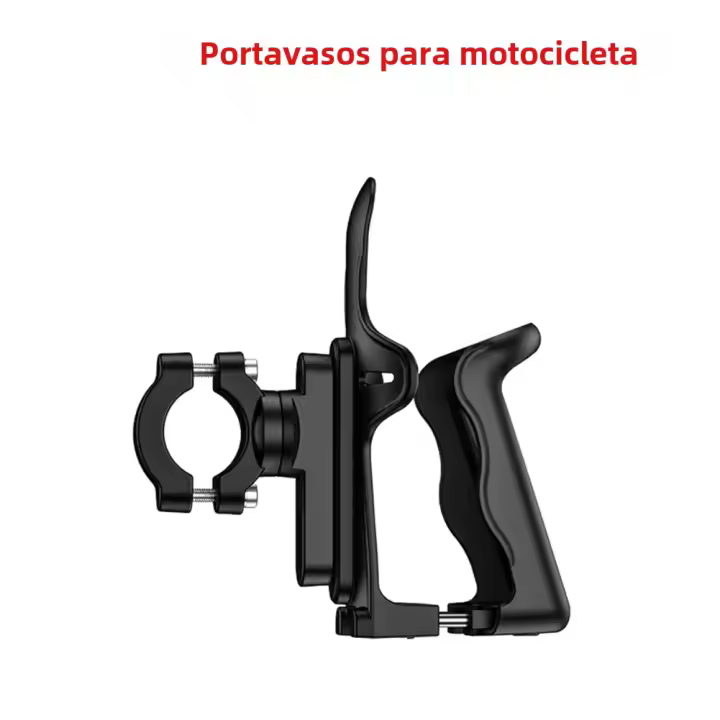 Soporte De Botella Para Motocicleta 360° Giratorio Accesorio Universal Para Bebidas Montaje En Manillar De Motocicleta - 1
