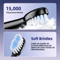 Cepillo De Dientes Eléctrico Con 6 Modos Y 4 Cabezas De Repuesto Ultrasonido Limpieza Oral Recargable USB Impermeable Para Adultos - details 14