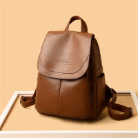 Mochila De Cuero Suave Antirrobo Para Mujer Bolso De Hombro Vintage Gran Capacidad Para Viaje Escuela Bolsa De Mano Para Chicas - details 17
