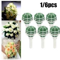 Soporte De Bouquet De Flores Para Boda 18cm Esponja Verde DIY Decoración De Flores Para Fiesta De Bodas Y Fiestas De Enlace - details 0