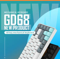 Teclado Mecánico Inalámbrico Aigo GD68 Bluetooth Mini 68 Teclas Switch Rojo Para Gaming Con Cable USB Teclado Gamer Para PC Computadora Laptop Tablet - details 0