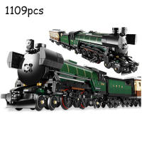 Nuevos Juegos De Bloques De Tren Retro Emerald Night Steam High-Tecnología Regalo Para Niños Modelo Clásico Juguetes Compatible Con Lego - details 0