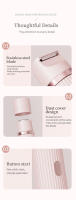 Afeitadora Eléctrica Para Mujer Epilador De Bikini Trimmer Shaver Eléctrico Para Área Privada Axilas Piernas Y Cabello Facial Eliminación De Pelo - details 15
