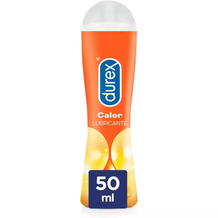 Durex Lubricante Calor y Diversión, óptimo para masturbación y sexo seguro, bote de 50 ml - 1