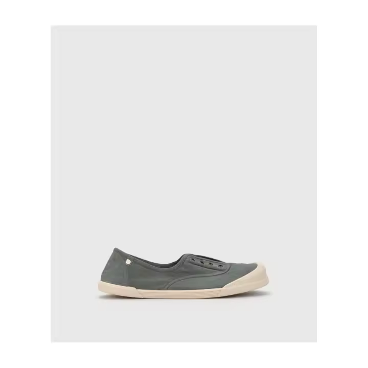Zapatillas de lona mujer IGOR S10357-042 LONA 5.1 BAREFOOT KAKI 34738 XLV - 1