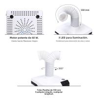 Máquina Coleccionadora De Polvo De Uñas 60W Aspiradora Potente Para Manicura Y Pedicura En Salón De Belleza Material Plástico - details 7