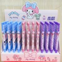 Set De 60 Bolígrafos De Punto Fijo Sanrio Con Diseños De Kuromi Cinnamoroll Pochacco Hello Kitty Doraemon Y Blue Para Estudiantes Material Plástico Tamaño Grande - details 3