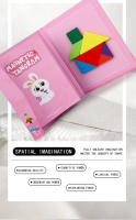 Rompecabezas 3D Magnético Geométrico Tangram Tablero De Madera Educativo Para Niños Juegos Montessori Desarrollo Cerebral - details 13