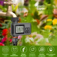 Sistema De Riego Inteligente Con 1/2/3 Salidas Timer Automático Para Jardín Exterior Programador De Riega Faucet Y Mangueira - details 1