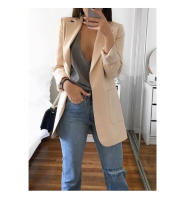 Chaqueta De Mujer Estilo Europeo Y Americano Casual Polo Cuello Redondo Ajustada Para Primavera Y Otoño 2024 Polyester Cotton - details 20