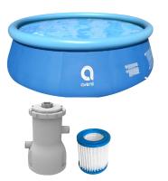 YUMO HOSUE-Piscina Desmontable de 300 x 76 cm con Depuradora 1136 litros, capacidad 3618 litros / Piscina Desmuntable de 300 x 76 cm amb Depuradora 1136 litres, capacitat 3618 litres - details 1