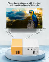 Mini Proyector LED Portátil 1080P, Conectividad HDMI, USB, AV, Tarjeta Micro SD, Ideal para Oficina, Hogar y Entretenimiento - details 9