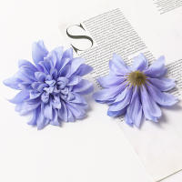 5Pcs Cabezas De Flores Artificiales Dahlias Para Decoración De Navidad Hogar Y Habitaciones Bodas Y Murallas Accesorios De Flores Falsas - details 11