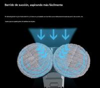 Dyson V7 V8 V10 V11 with SEIS mopas,Cabezal de trapeador Eléctrico, cabeza de Pelo Húmedo y Seco, Cabeza de piso Eléctrico, with 6 Paños de repuesto - details 0