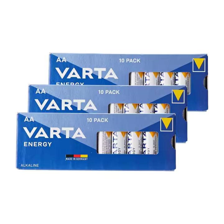 Varta Energy Pilas AA (Pack de 10) – Paquete de 3 Packs (30 Pilas) - 1
