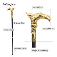 Bastón De Camuflaje Golden Eagle Decorativo Para Vampire Cospaly Vintage Moda Halloween Cruzier 93cm Con Punta De Goma - details 2
