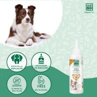Menforsan polvo para oidos 30 gr - Facilita la depilación de oidos de perros de todas las razas - Absorbe y seca el exceso de humedad de oidos. Alivia irritacion, elimina el mal olor e inhibe desarrollo de bacterias - details 2