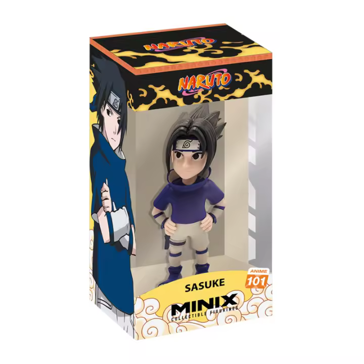 Figura Minix Sasuke Uchiha Naruto Shipudden 12cmFigura  Coleccionable - Idea de Regalo- Mercancia Oficial - Juguetes para Niños y Adultos - Movies Fans - Muñeco para Coleccionistas y Exposición - 1