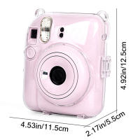 Funda De Cristal Brillante Para Cámara Fujifilm Instax Mini 12 Cubierta Transparente Con Correa Accesorio De Moda Para Aparatos Fotográficos - details 7