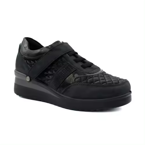 Zapatillas sport ligeras mujer MYSOFT 24M578 con plantilla extraíble SoftGel y cierre de velcro. - 1