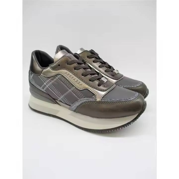 Zapatilla Deportiva de Piel para Mujer APEPAZZA ROCHELLE Gris - 1