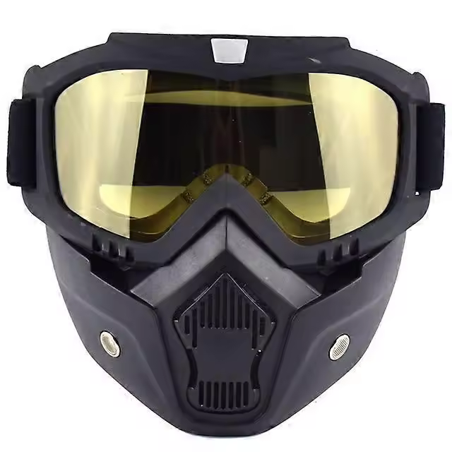 Windproof Shark Motorcycle Goggles Glasses Retro Motocross Motorbike Goggles Open Face Helmet For Shark Helmet Moto Oculos Glass - 1