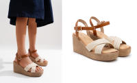 Sandalias Mujer Cuña plataforma con yute y tira con hebilla - details 1
