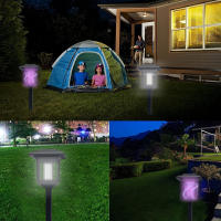 Lámpara Repelente De Mosquitos Solar Portátil 2024 Eliminador De Mosquitos Silencioso Insecticida Para Exteriores ABS IP65 Resistente Al Agua - details 5