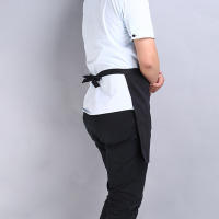 Apariencia De Cocinero Mitad Con Bolsillo Ajustable De Largo Restaurante Apron De Cintura Sólido Verano Para Cocina Pub Suministros De Limpieza - details 16