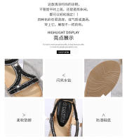 CA Sandalias de mujer 2025, dulces y cómodas, con punta redonda, zapatos de mujer de talla grande. - details 4