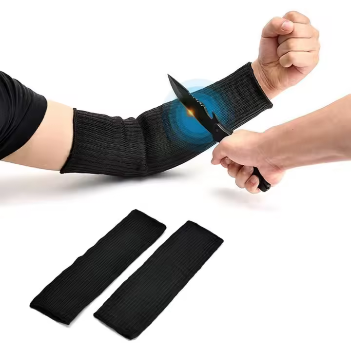 Manga protectora para Brazos anticortes, Guantes De jardinería, Carnicero, Fábrica de Vidrio, herramienta de Protección de seguridad para el trabajo, 35 cm - 1