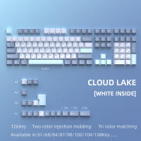 Keycaps De PBT Perfiles Cherry Para Gaming Teclado Mecánico MX Switches Layout ISO Minimalista Para GMK87 AULA 75 126 Teclas - details 4