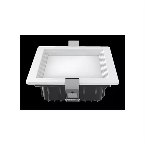 FABRILAMP Downlight Led Intego Pro Cuadrado 21w 1130lm 6x14x14 Cm Blanco 6400k Corte 12x12 Cm - Alta Potencia | Bajo Consumo | Luz Blanca - 1
