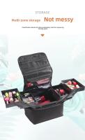 Caja De Herramientas Cosméticas Profesionales Portátil Organizador De Maquillaje Bolsa De Almacenamiento Semi-permanente Para Bordado De Belleza Suministros De Belleza En Venta - details 7