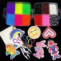 Juego De Puzle 3D Cartoon Hama Beads Set De 9000 Piezas Tamaño 5mm DIY Toy Para Niños Y Adultos Interés Por La Ciencia - details 11