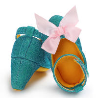 Zapatillas De Fiesta Para Bebé Niña Con Lazo Estilo Princesa Zapatos De Cama Para 0-12 Meses Moda Infantil Zapatos De Fiel - details 5