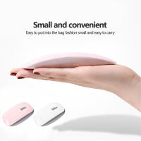 LULAA Lámpara De Uñas Multifuncional En Rosa Y Blanco Secador De Uñas Portátil Con Cable USB Para Gel Varnish Arte De Uñas Herramienta De Secado Para El Hogar - details 3