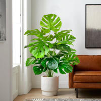 Planta Artificial De Hojas De Monstera Deliciosa Pothos Alocasia 40-103cm Decoración Festiva Para El Hogar Y La Oficina - details 16