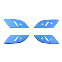 4Pcs Pegatinas Para Botón De Cerradura De Puerta De Coche Con Lentejuelas Para Audi A3 8v Accesorios Interiores 2013-2019 - details 5