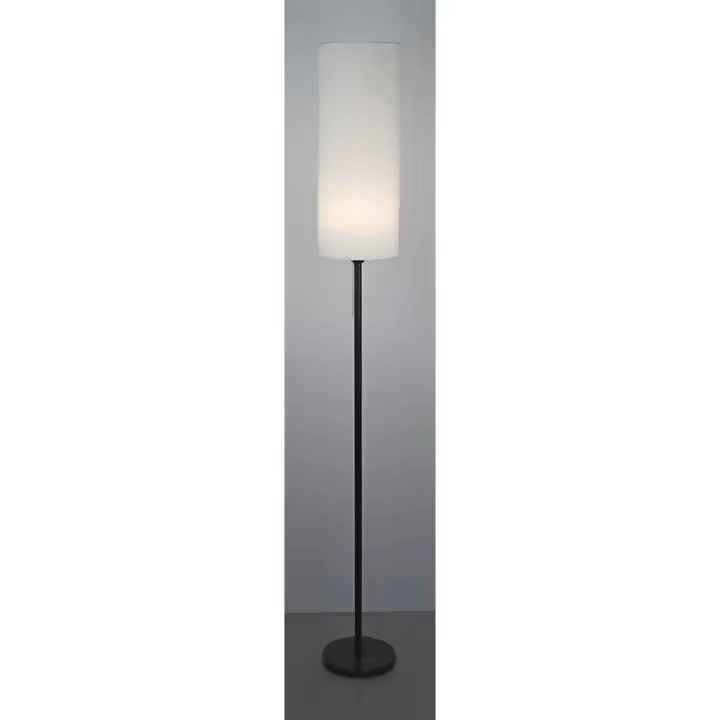 lampara de pie (salon) vintage e27 60w color negro ø20x155cm - 1
