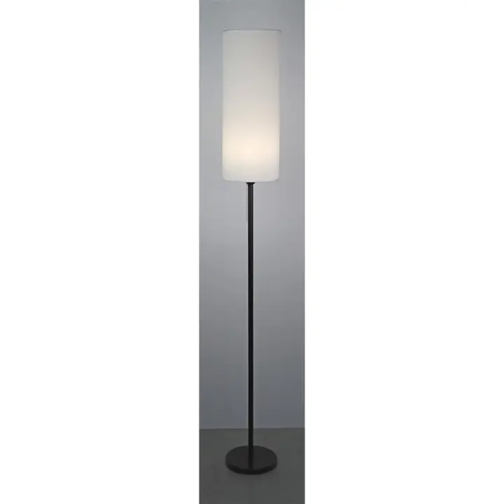 lampara de pie (salon) vintage e27 60w color negro ø20x155cm - 1