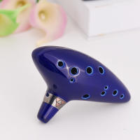 Ocarina De Cerámica Alto C Con 12 Agujeros Flauta De Viento Instrumento Musical - details 1