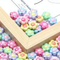 10pcs Abalorios De Acrílico En Forma De Girasol AB 16mm 6 Colores Para Creación De Joyería Pulseras Bolso Llavero Accesorios - details 0