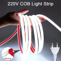 Tiras LED COB De 220V Alta Brillo IP65 Impermeable Adhesivo Rígida Para Iluminación De Habitaciones Jardín Exterior - details 1