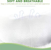 Almohada de baño, almohadas de baño para apoyar la cabeza y el cuello, almohada relajante para reposacabezas de baño de spa, almohada de baño impermeable con malla de aire 3D y 8 ventosas antideslizantes - details 2